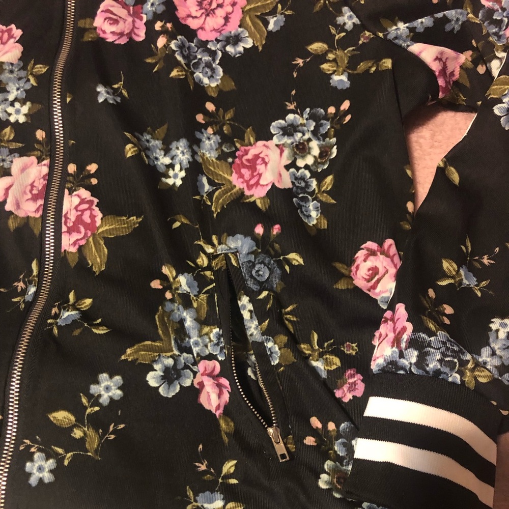 Women’s Floral Bomber Jacket